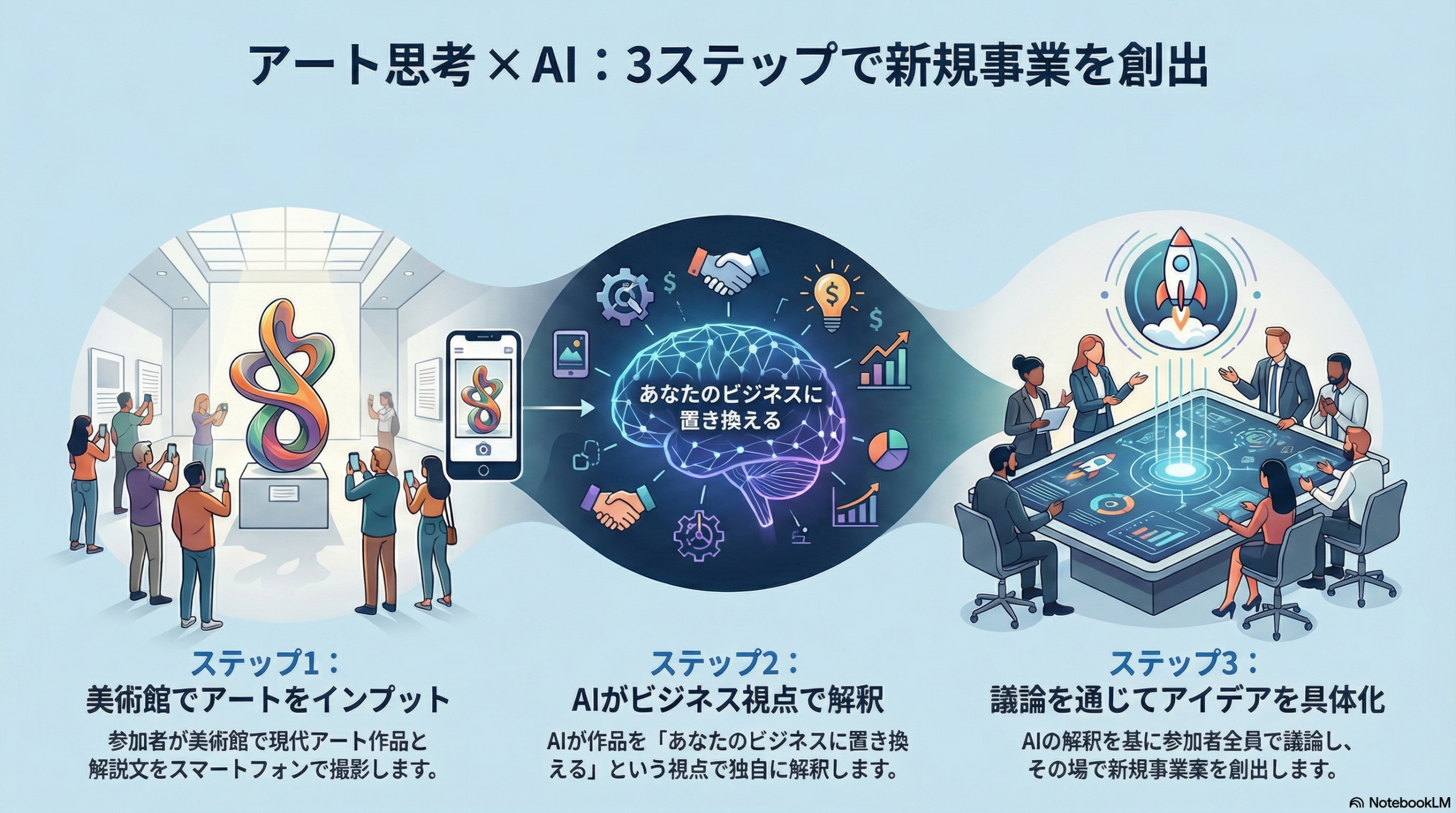 AIとアートの解析フロー